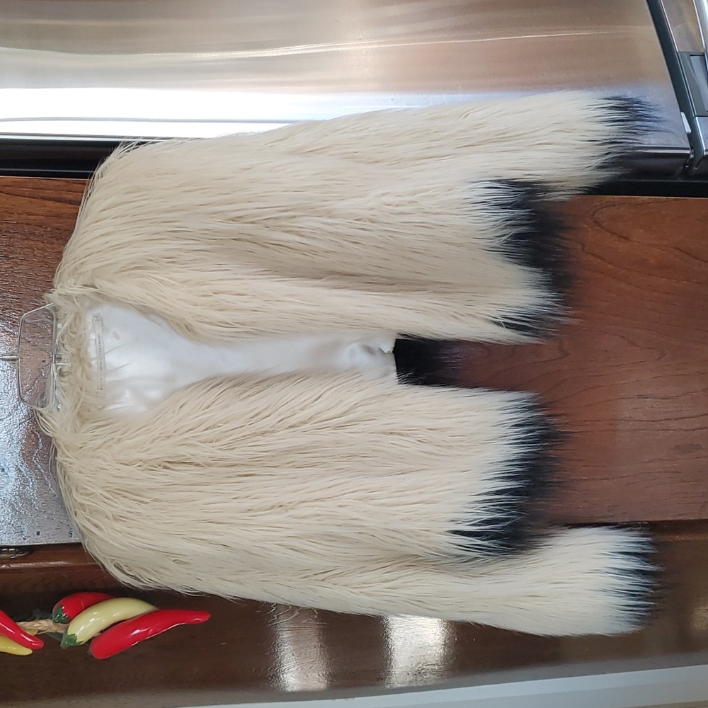 Cynthia Vincent Mongolian Faux fur jacket